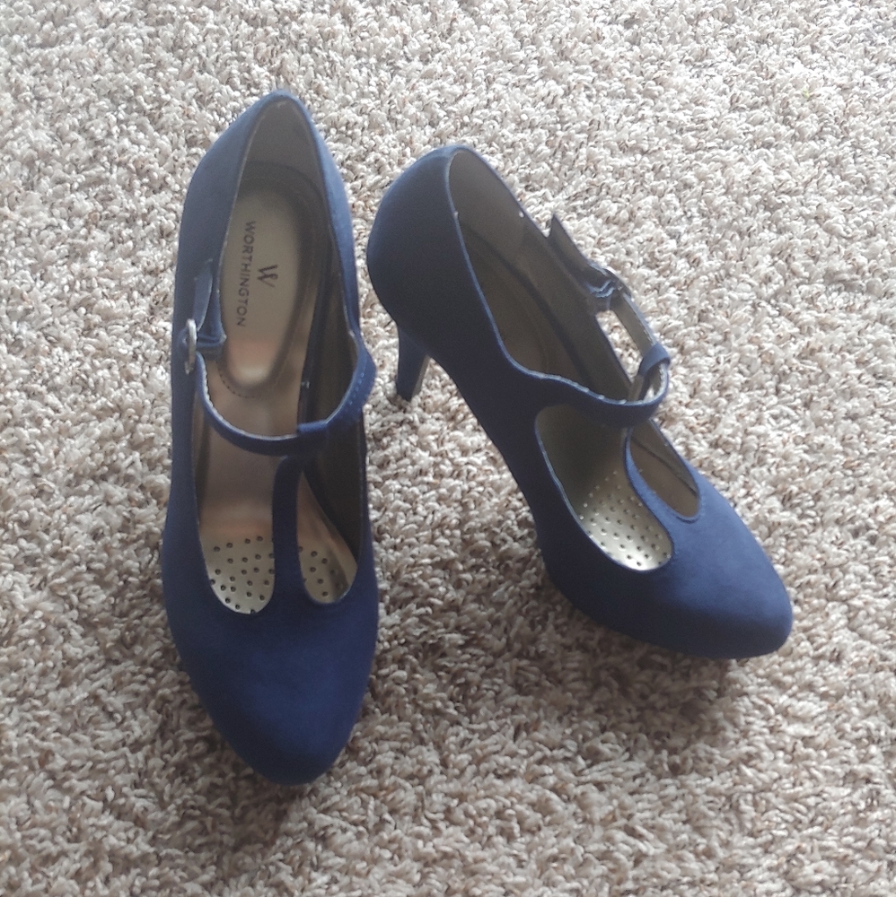 2 for $30 Navy Blue Pin Up Heels